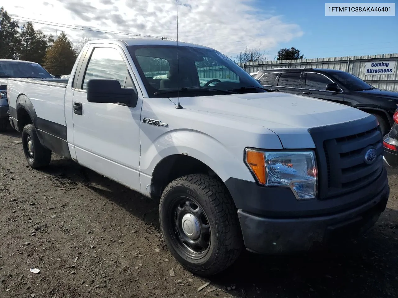 2010 Ford F150 VIN: 1FTMF1C88AKA46401 Lot: 73823973