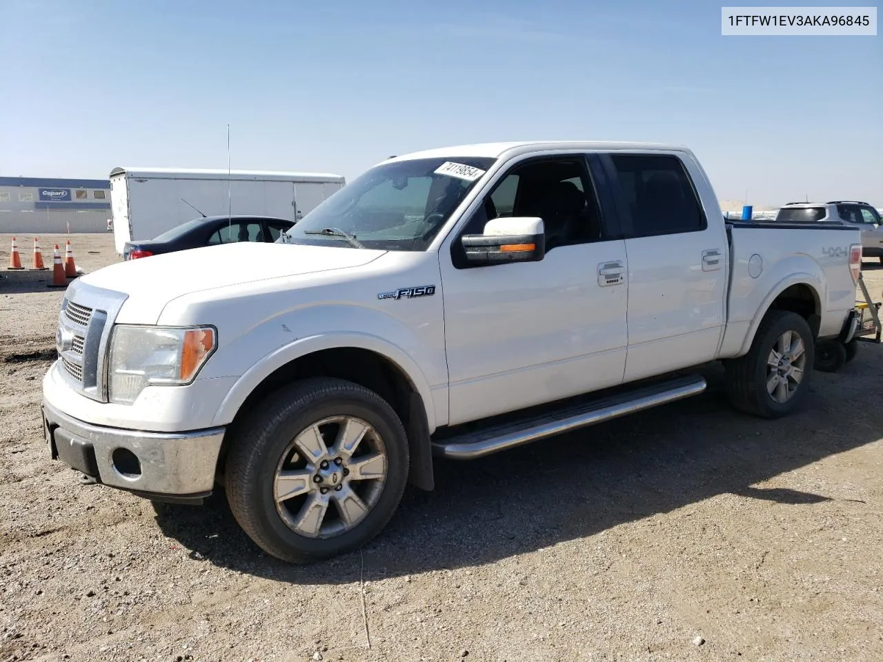 2010 Ford F150 Supercrew VIN: 1FTFW1EV3AKA96845 Lot: 74119854