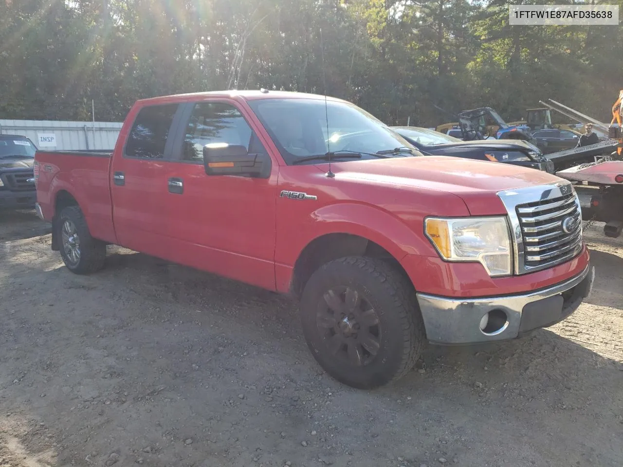 2010 Ford F150 Supercrew VIN: 1FTFW1E87AFD35638 Lot: 74120574