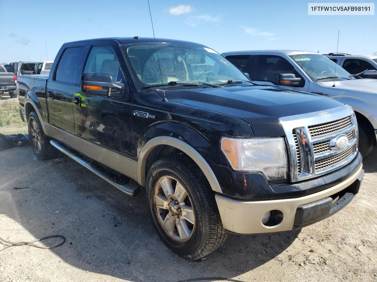 2010 Ford F150 Supercrew VIN: 1FTFW1CV5AFB98191 Lot: 74128284