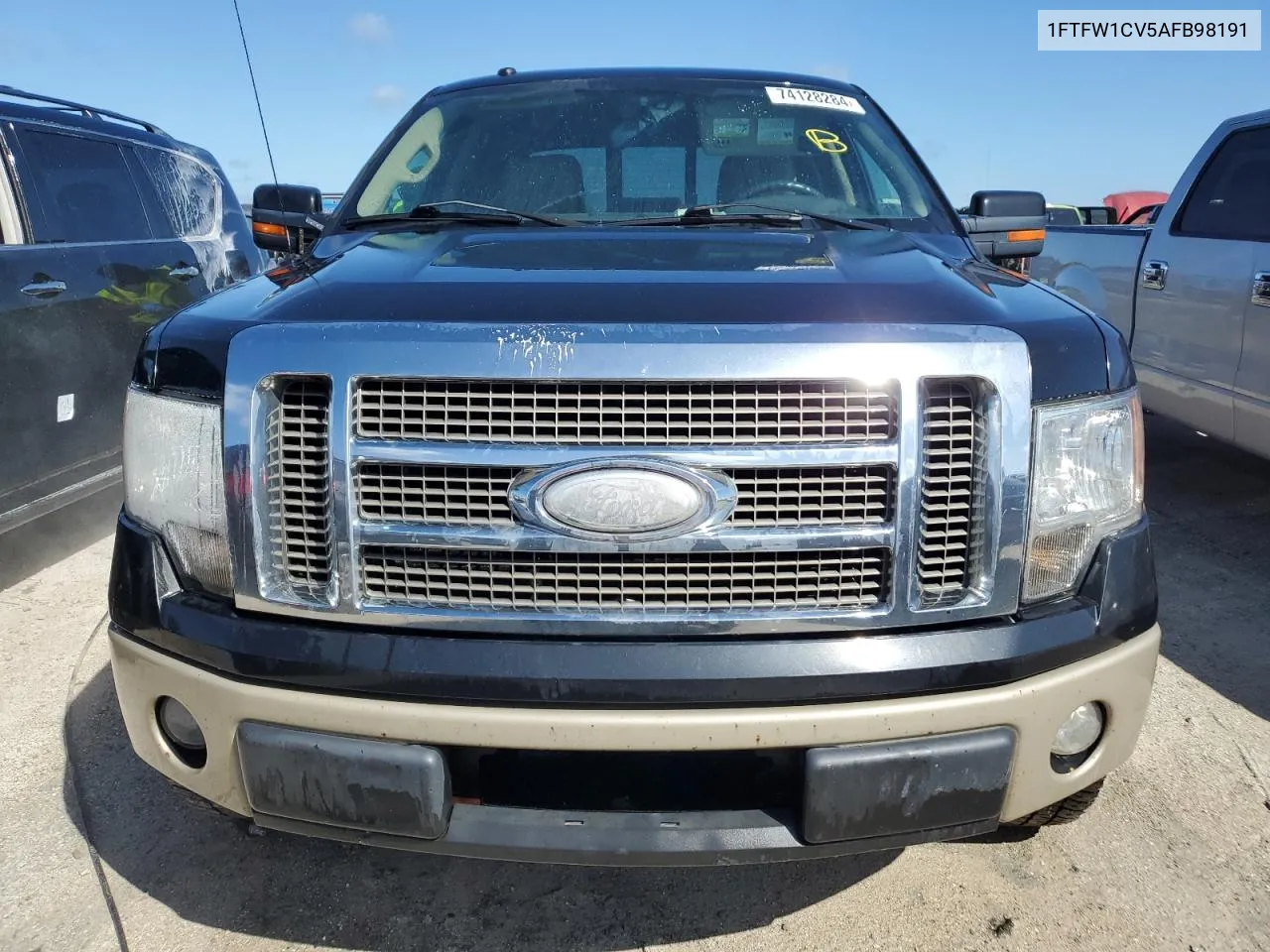 2010 Ford F150 Supercrew VIN: 1FTFW1CV5AFB98191 Lot: 74128284