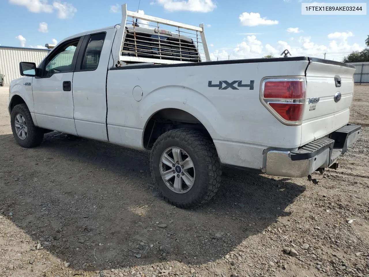 2010 Ford F150 Super Cab VIN: 1FTEX1E89AKE03244 Lot: 74508724