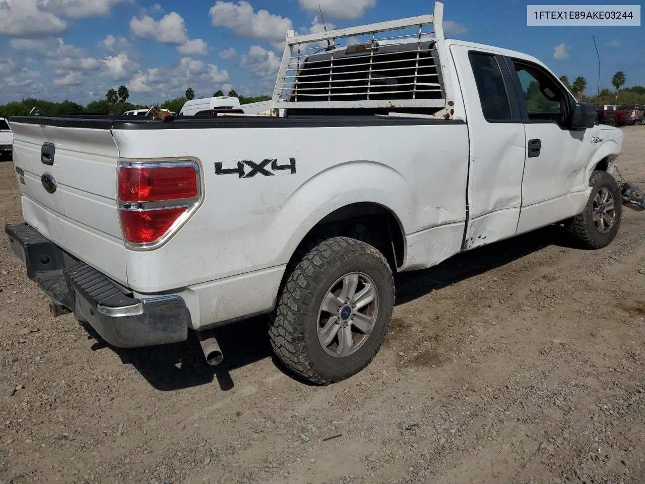 2010 Ford F150 Super Cab VIN: 1FTEX1E89AKE03244 Lot: 74508724