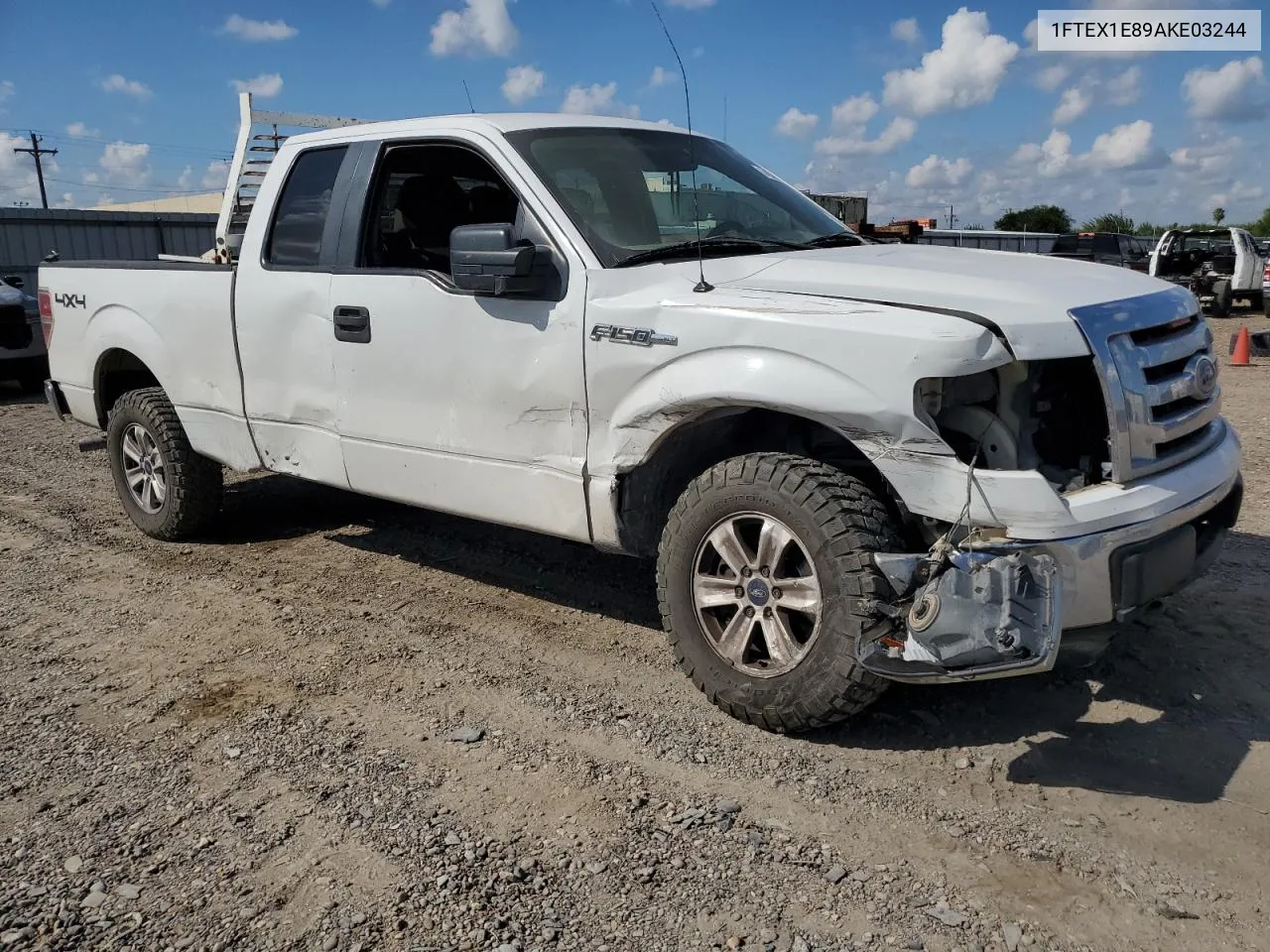 2010 Ford F150 Super Cab VIN: 1FTEX1E89AKE03244 Lot: 74508724