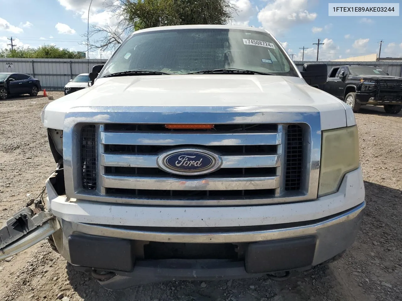 2010 Ford F150 Super Cab VIN: 1FTEX1E89AKE03244 Lot: 74508724