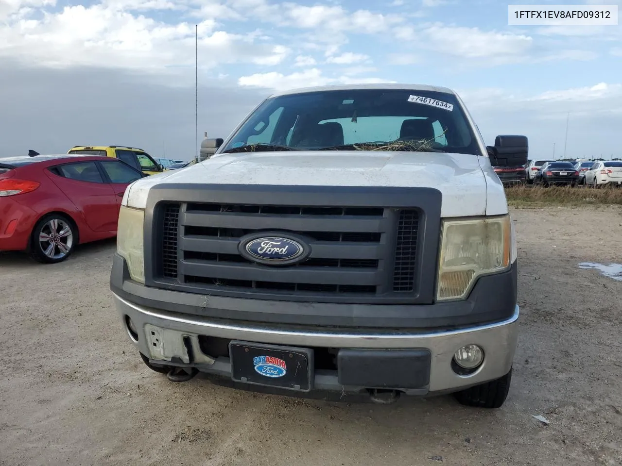 2010 Ford F150 Super Cab VIN: 1FTFX1EV8AFD09312 Lot: 74617634