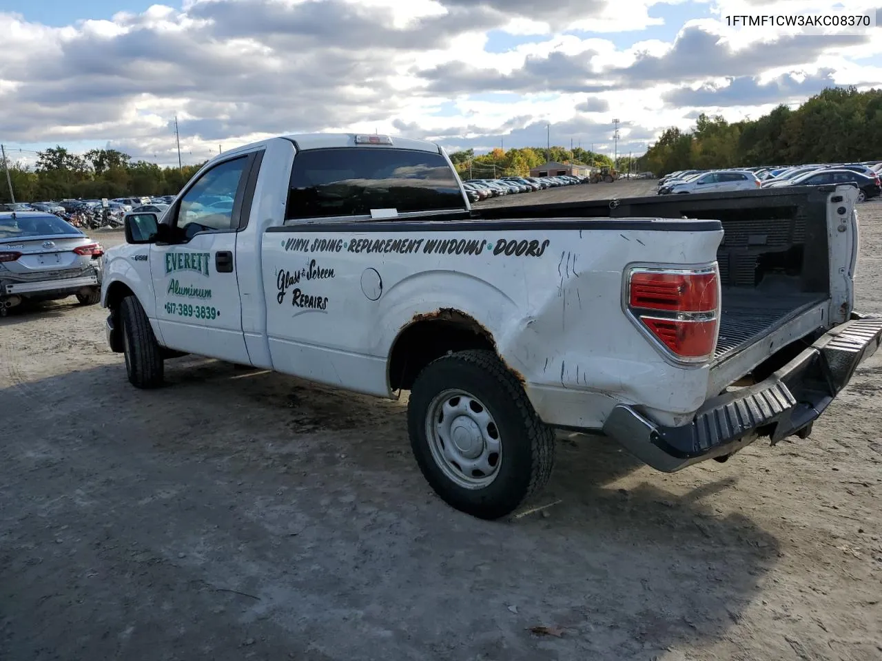 2010 Ford F150 VIN: 1FTMF1CW3AKC08370 Lot: 74748354