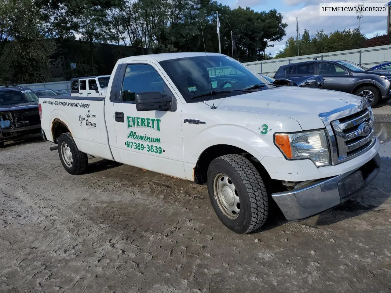 2010 Ford F150 VIN: 1FTMF1CW3AKC08370 Lot: 74748354