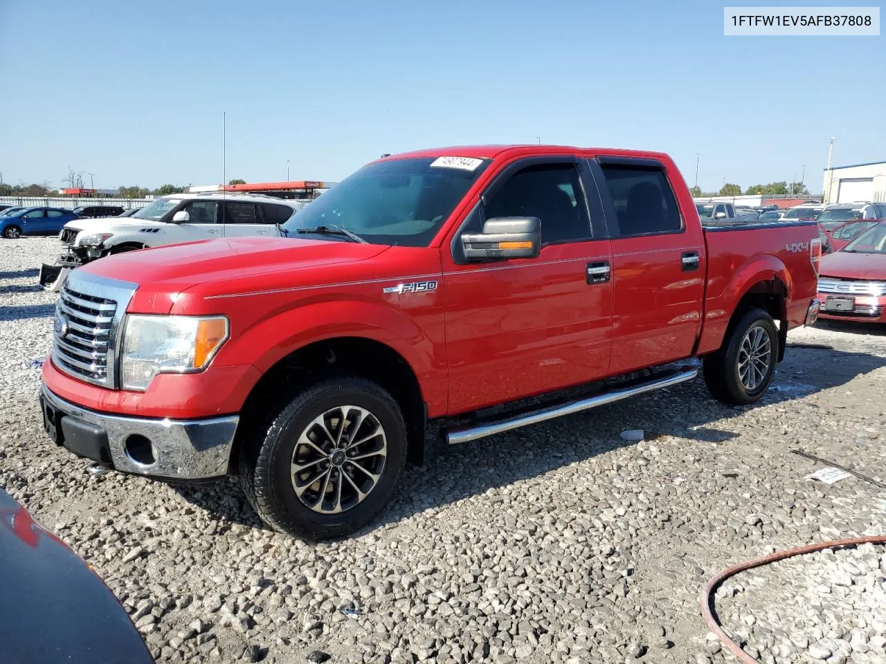 2010 Ford F150 Supercrew VIN: 1FTFW1EV5AFB37808 Lot: 74907944