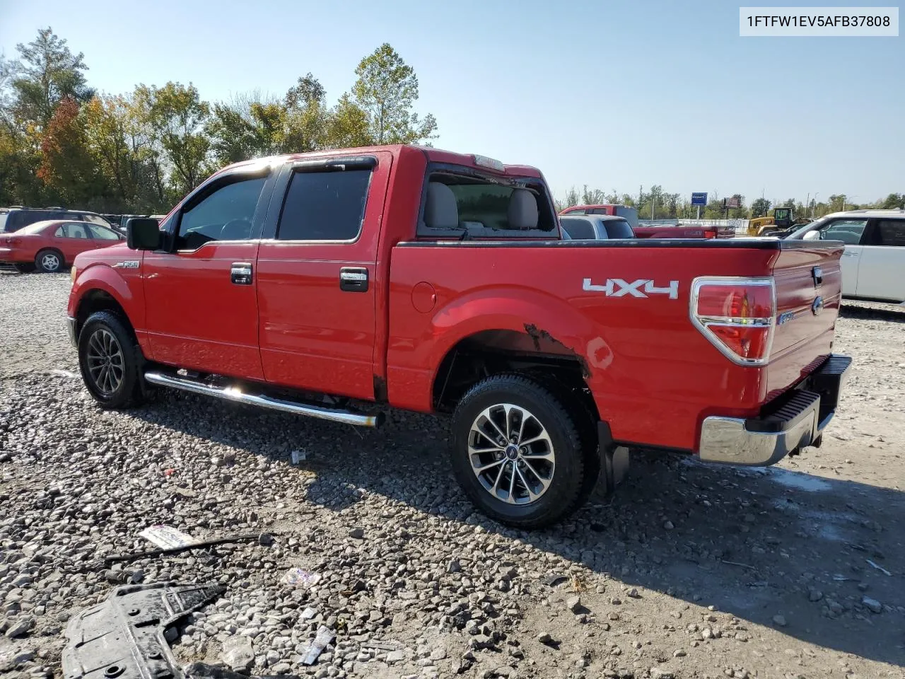 2010 Ford F150 Supercrew VIN: 1FTFW1EV5AFB37808 Lot: 74907944