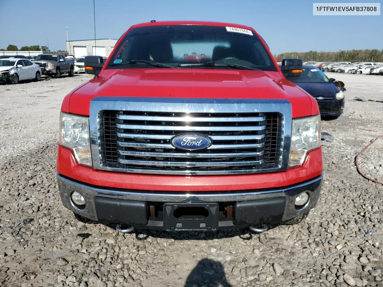 2010 Ford F150 Supercrew VIN: 1FTFW1EV5AFB37808 Lot: 74907944