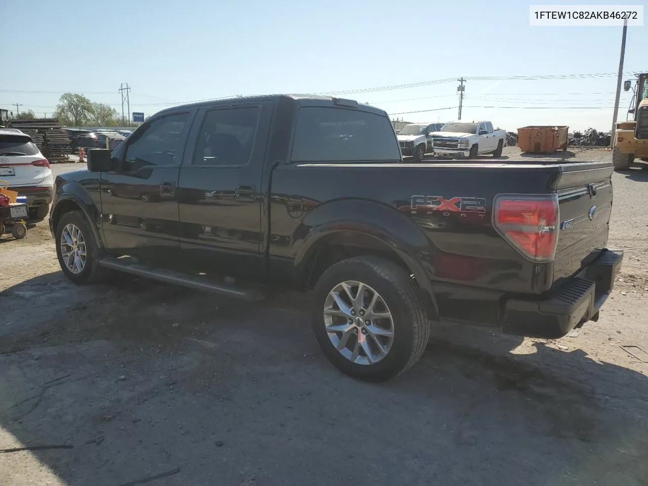 2010 Ford F150 Supercrew VIN: 1FTEW1C82AKB46272 Lot: 75040874