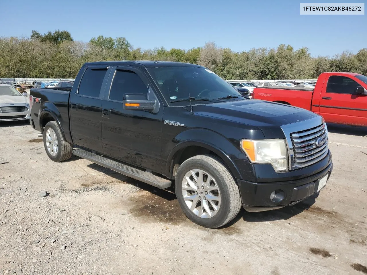 2010 Ford F150 Supercrew VIN: 1FTEW1C82AKB46272 Lot: 75040874