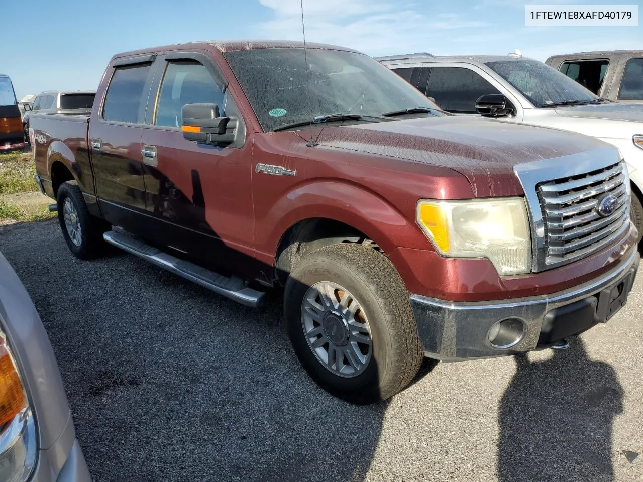 2010 Ford F150 Supercrew VIN: 1FTEW1E8XAFD40179 Lot: 75133394