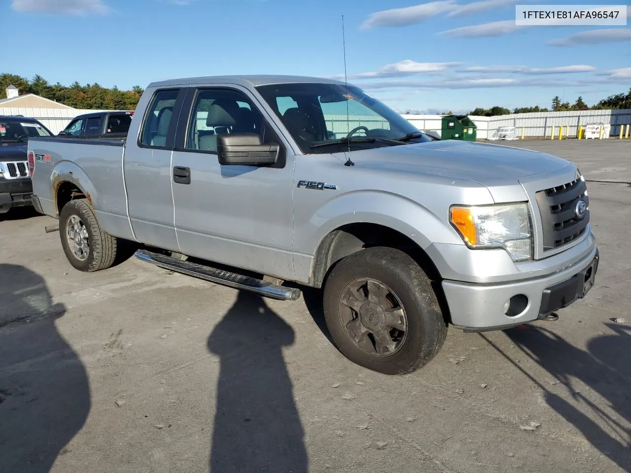 2010 Ford F150 Super Cab VIN: 1FTEX1E81AFA96547 Lot: 75165554