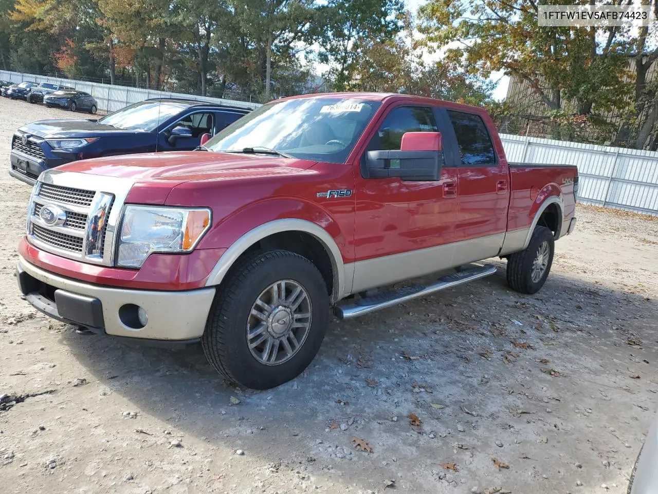 2010 Ford F150 Supercrew VIN: 1FTFW1EV5AFB74423 Lot: 76366014