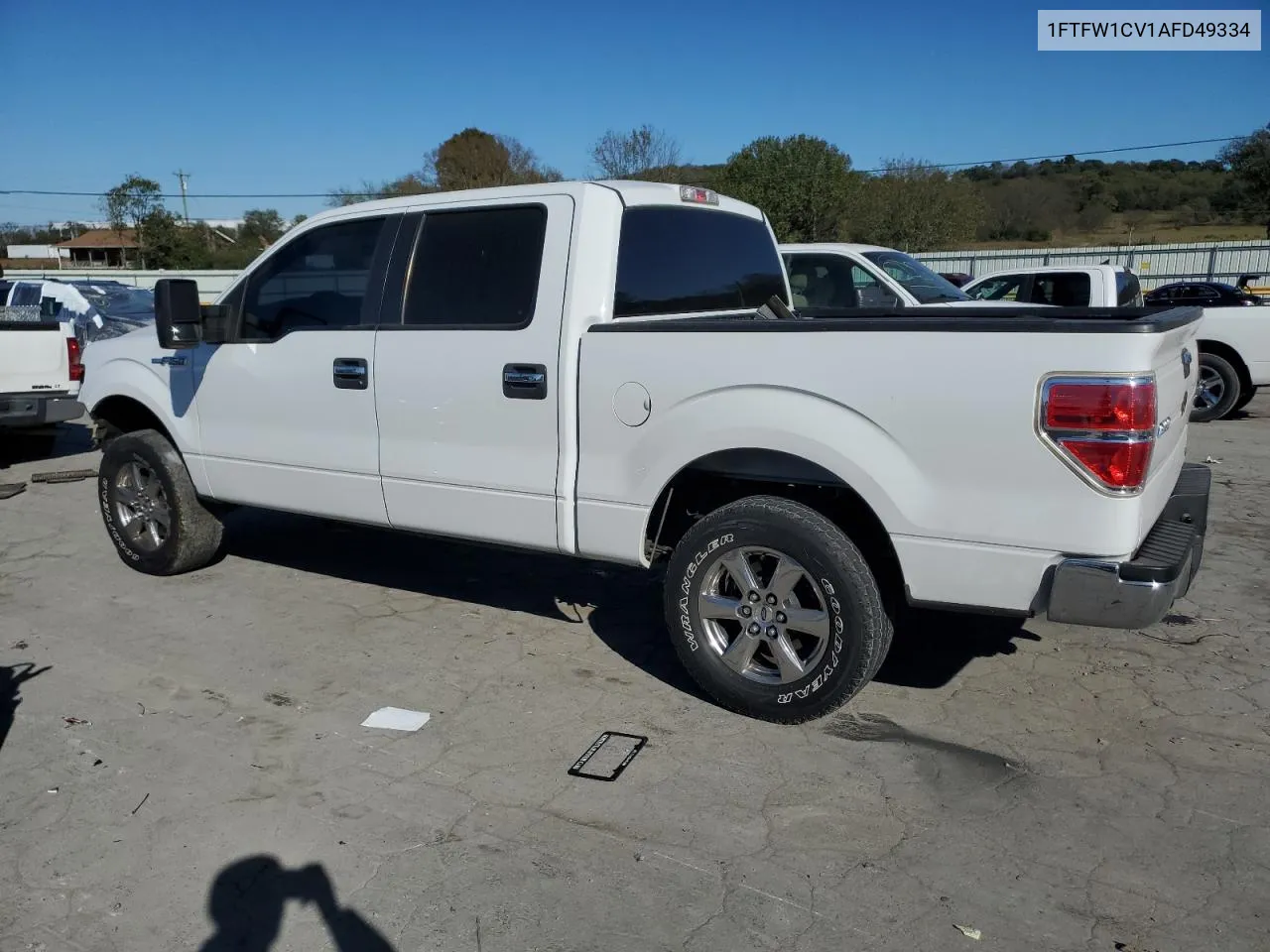 2010 Ford F150 Supercrew VIN: 1FTFW1CV1AFD49334 Lot: 76769774