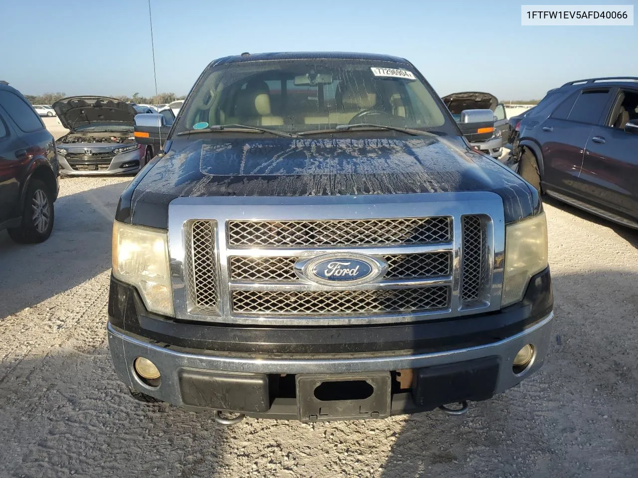 2010 Ford F150 Supercrew VIN: 1FTFW1EV5AFD40066 Lot: 77296904