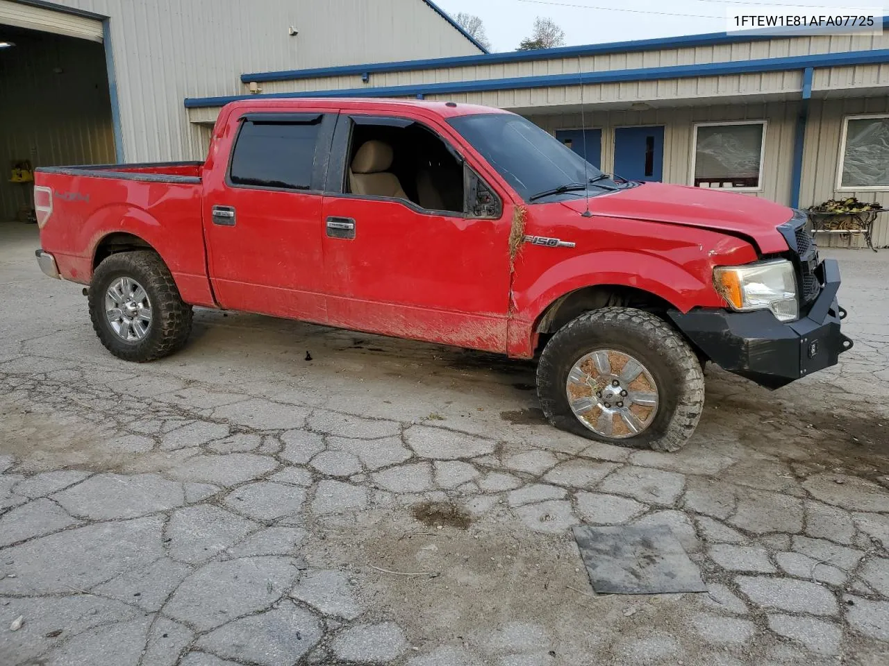 2010 Ford F150 Supercrew VIN: 1FTEW1E81AFA07725 Lot: 77374504