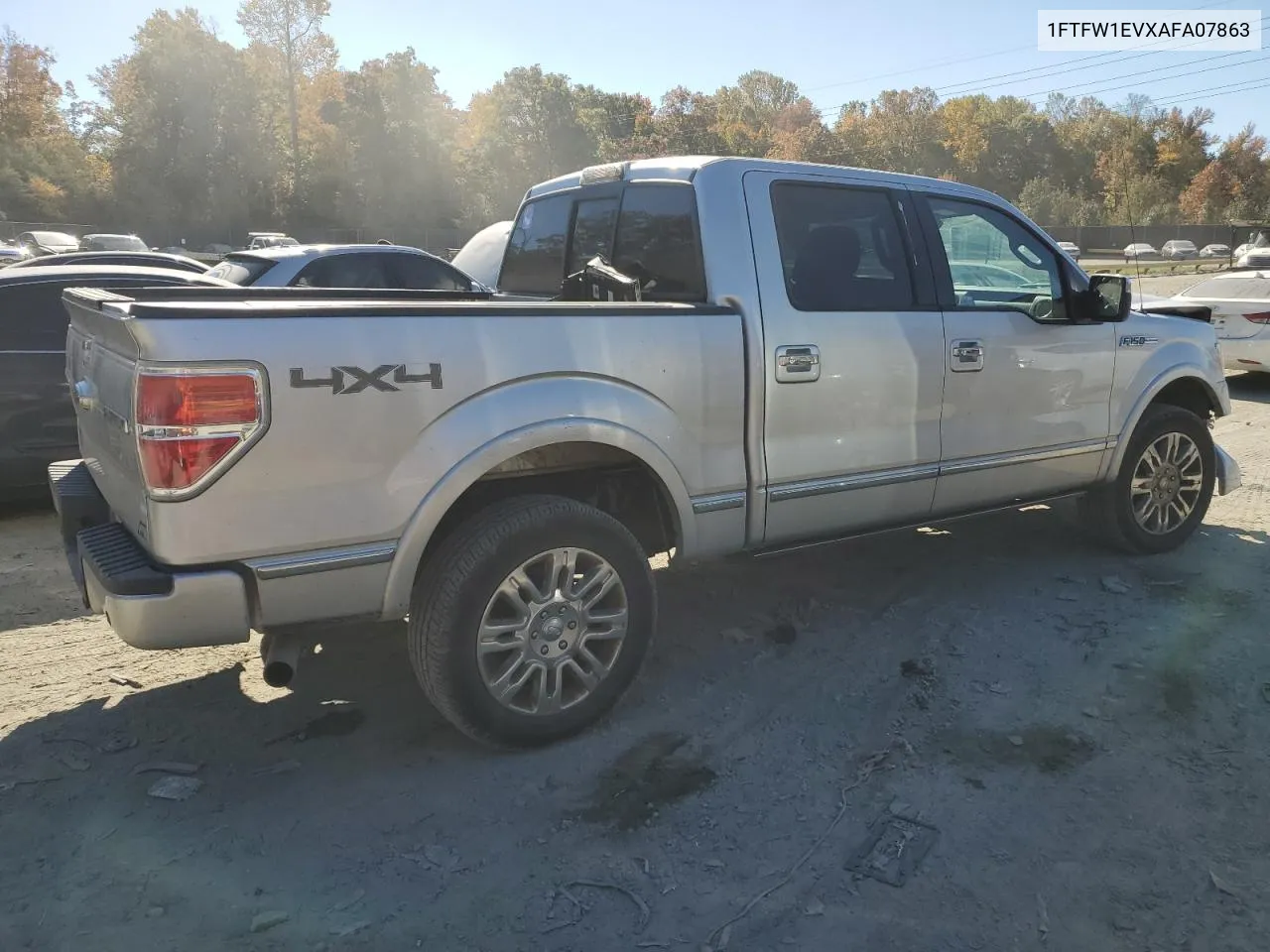 2010 Ford F150 Supercrew VIN: 1FTFW1EVXAFA07863 Lot: 77501614