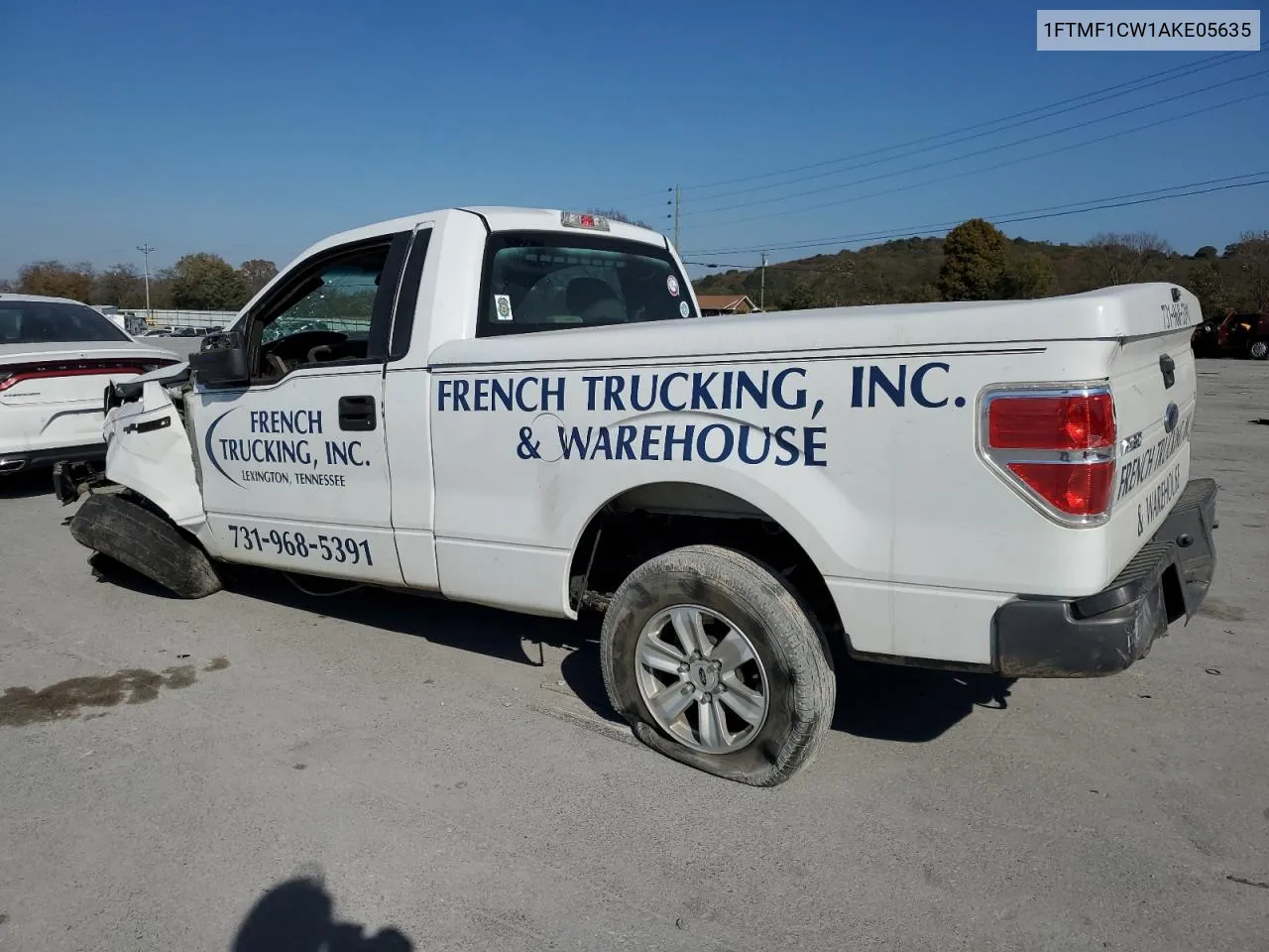 2010 Ford F150 VIN: 1FTMF1CW1AKE05635 Lot: 77661264