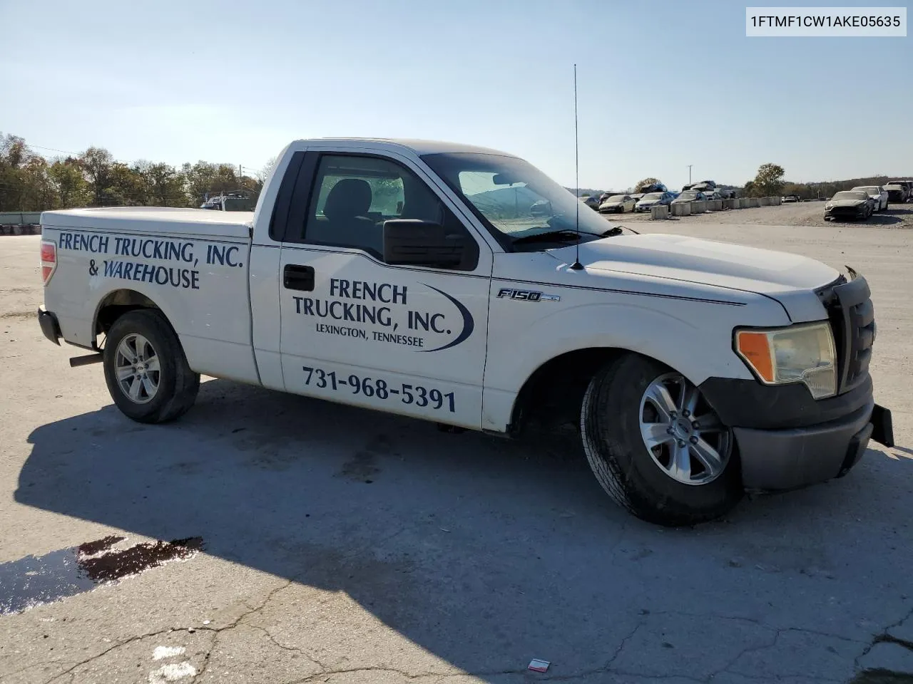 2010 Ford F150 VIN: 1FTMF1CW1AKE05635 Lot: 77661264