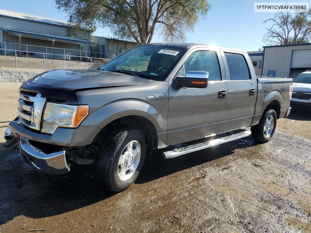 2010 Ford F150 Supercrew VIN: 1FTFW1CV8AFA78983 Lot: 78039104