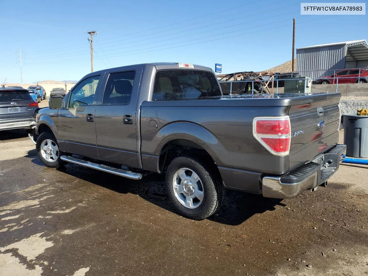 2010 Ford F150 Supercrew VIN: 1FTFW1CV8AFA78983 Lot: 78039104