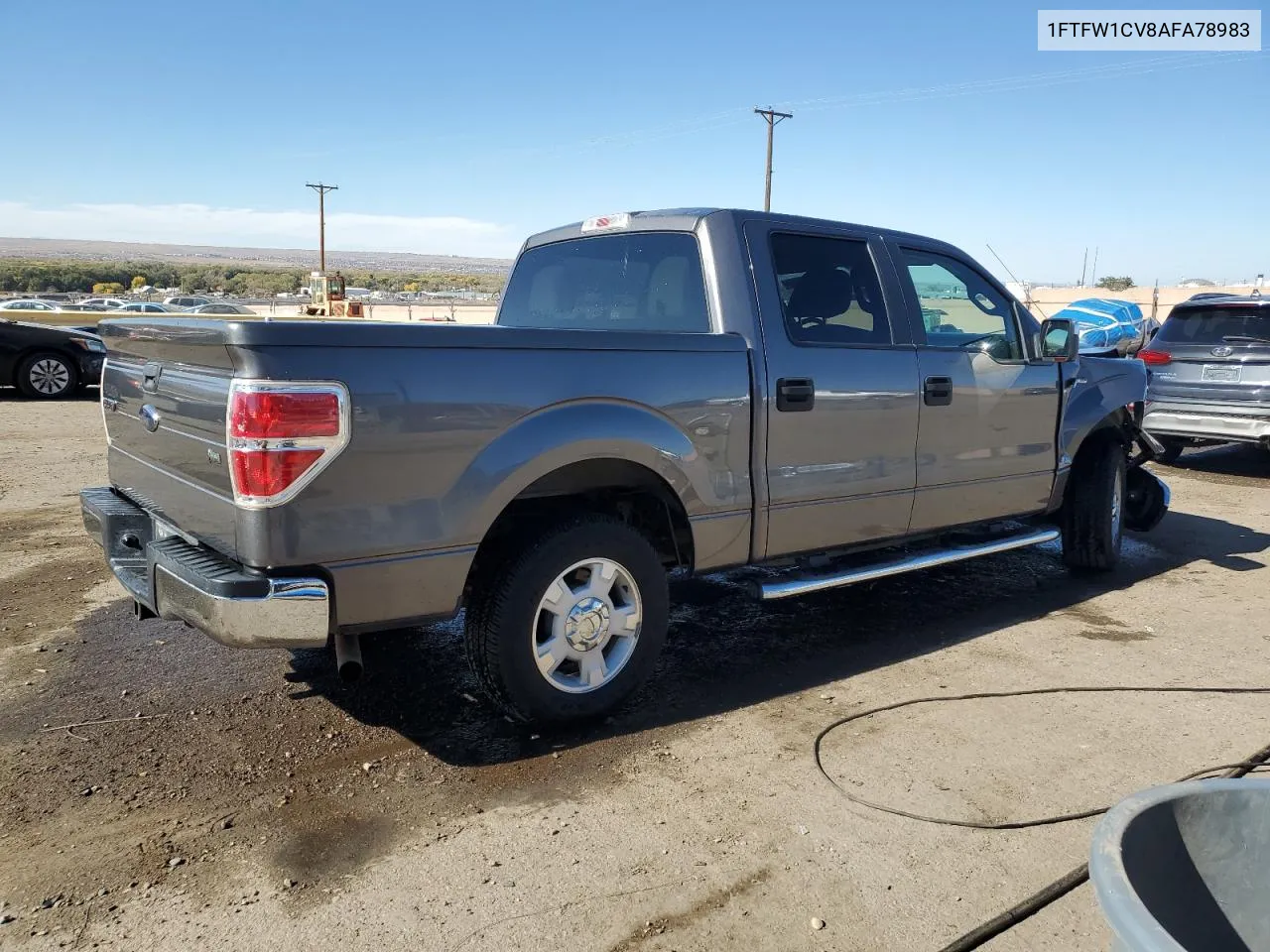 2010 Ford F150 Supercrew VIN: 1FTFW1CV8AFA78983 Lot: 78039104