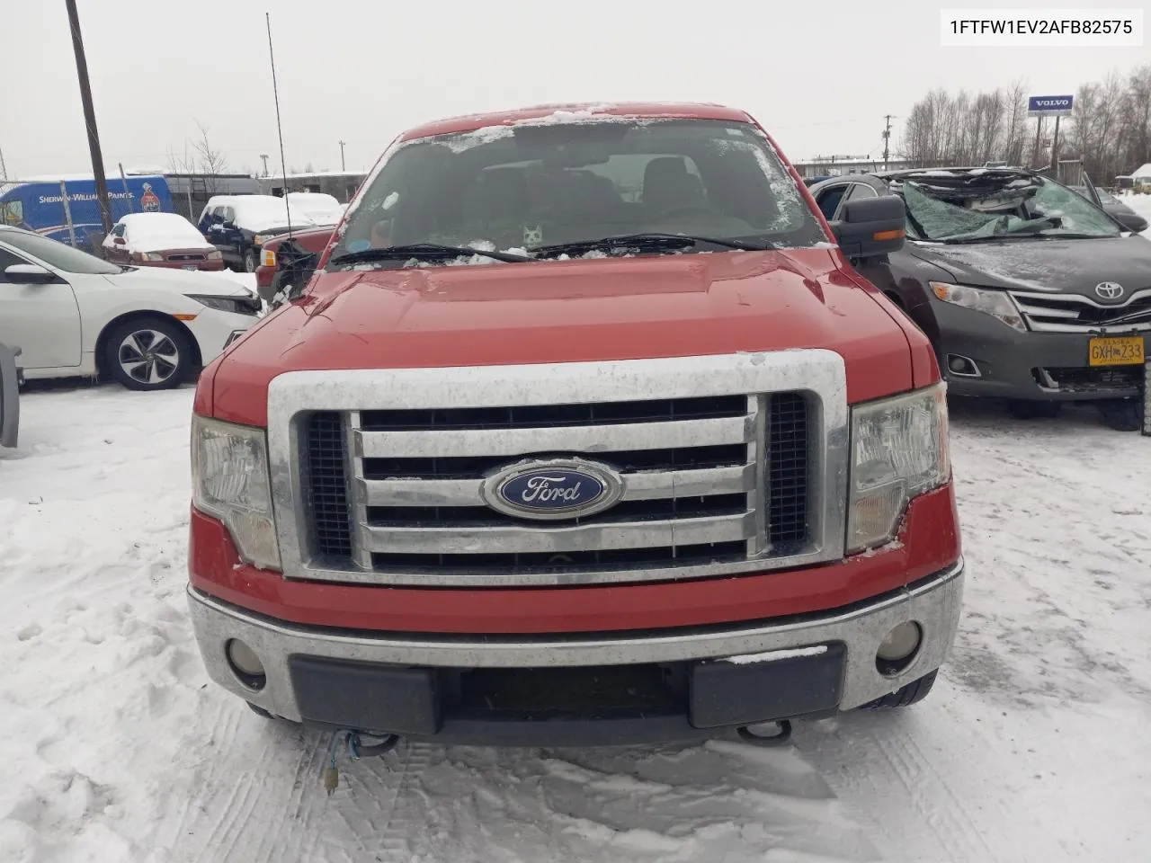 2010 Ford F150 Supercrew VIN: 1FTFW1EV2AFB82575 Lot: 78196164