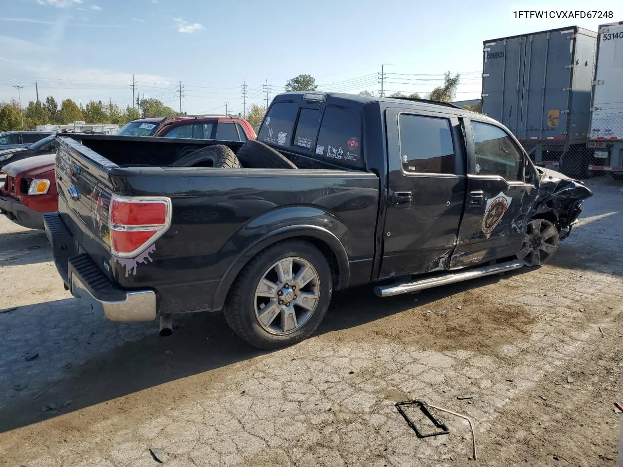 2010 Ford F150 Supercrew VIN: 1FTFW1CVXAFD67248 Lot: 78316984