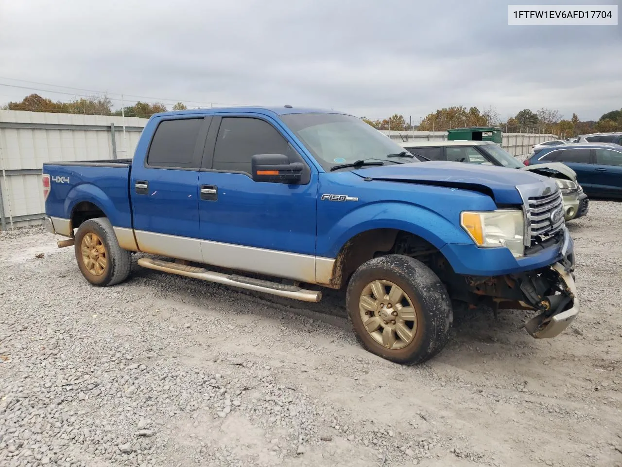 2010 Ford F150 Supercrew VIN: 1FTFW1EV6AFD17704 Lot: 78331334