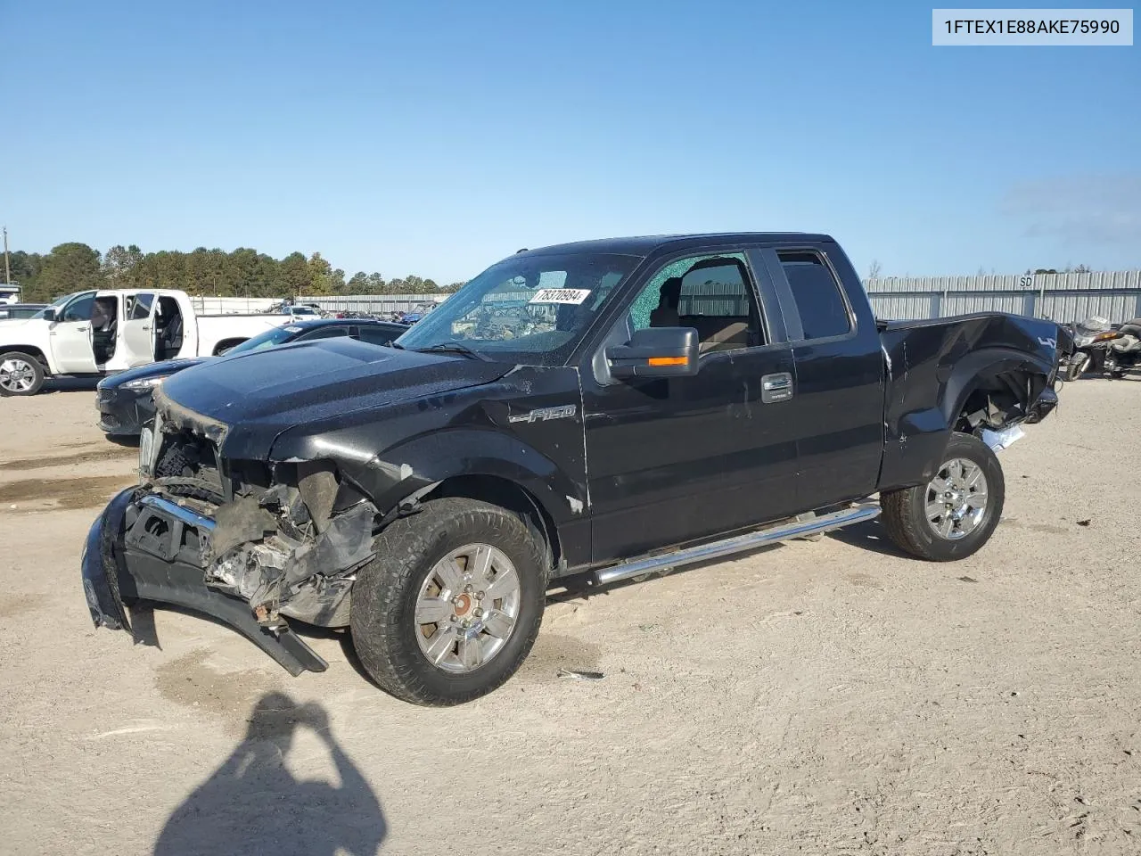 2010 Ford F150 Super Cab VIN: 1FTEX1E88AKE75990 Lot: 78370984