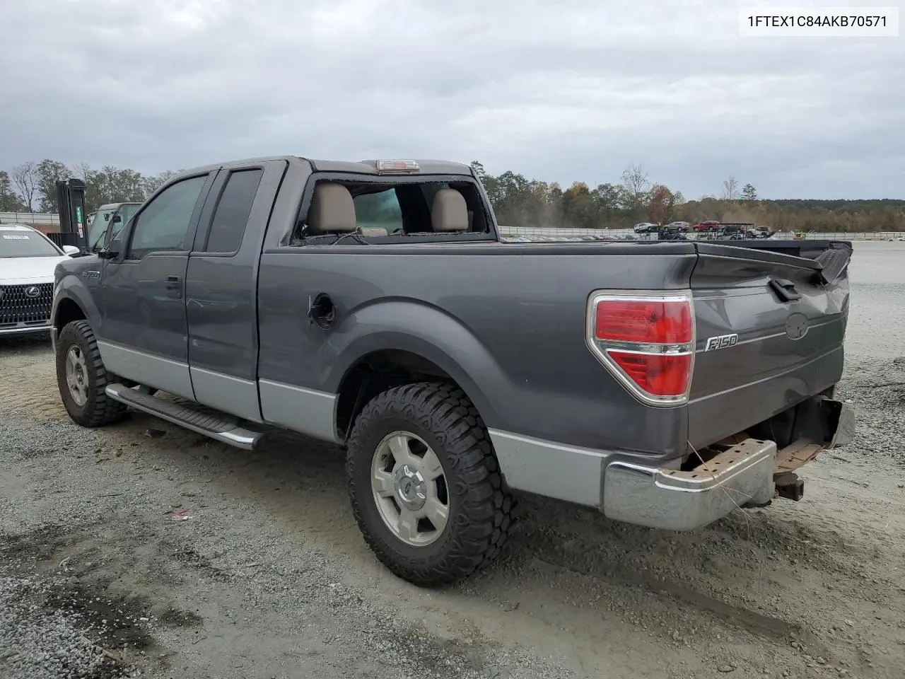 2010 Ford F150 Super Cab VIN: 1FTEX1C84AKB70571 Lot: 78372974