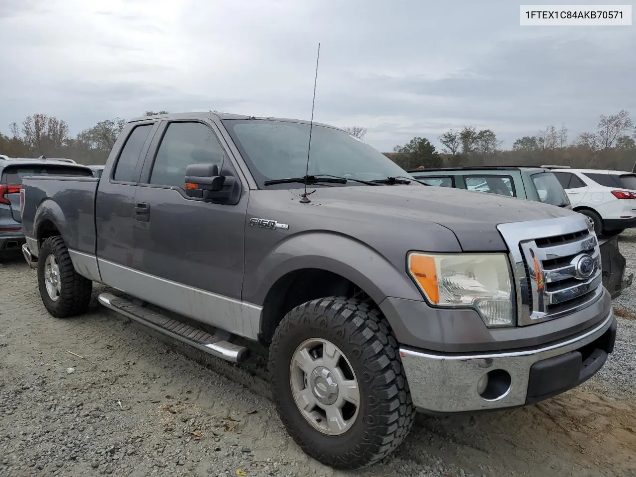 2010 Ford F150 Super Cab VIN: 1FTEX1C84AKB70571 Lot: 78372974