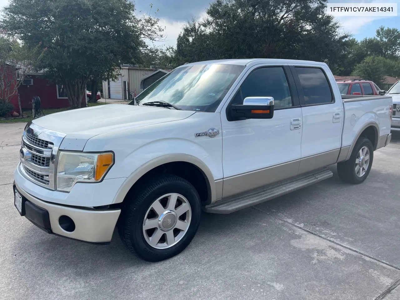 2010 Ford F150 Supercrew VIN: 1FTFW1CV7AKE14341 Lot: 78472494