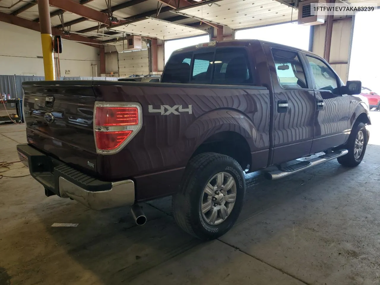 2010 Ford F150 Supercrew VIN: 1FTFW1EV7AKA83239 Lot: 78642304