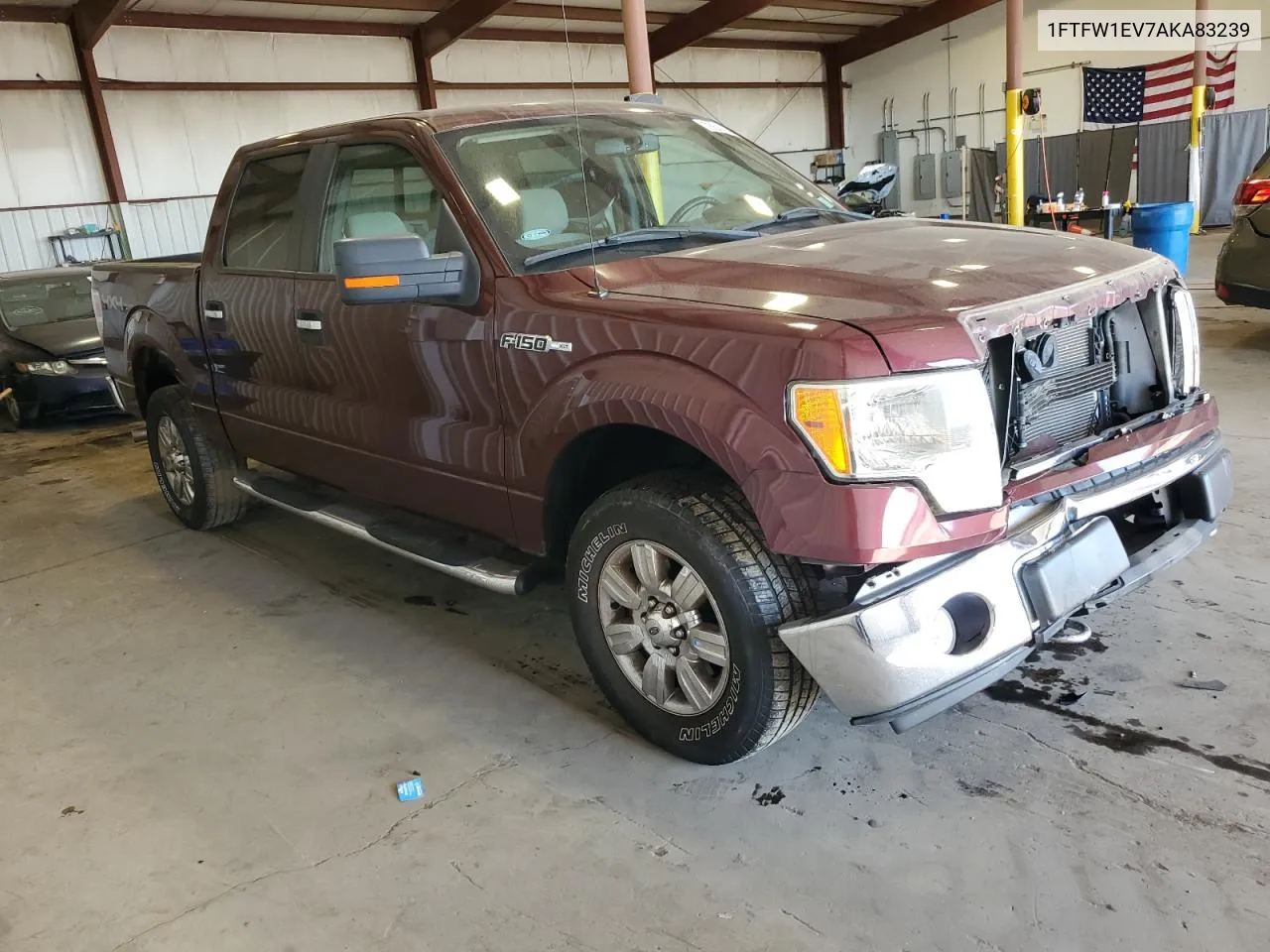 2010 Ford F150 Supercrew VIN: 1FTFW1EV7AKA83239 Lot: 78642304