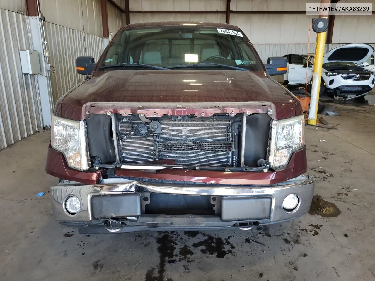 2010 Ford F150 Supercrew VIN: 1FTFW1EV7AKA83239 Lot: 78642304