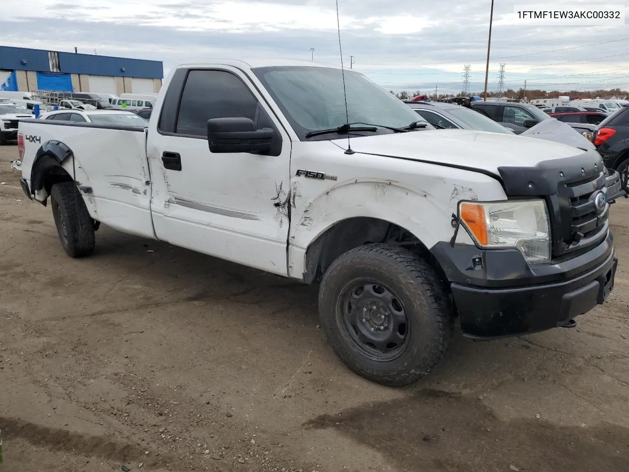 2010 Ford F150 VIN: 1FTMF1EW3AKC00332 Lot: 78653364