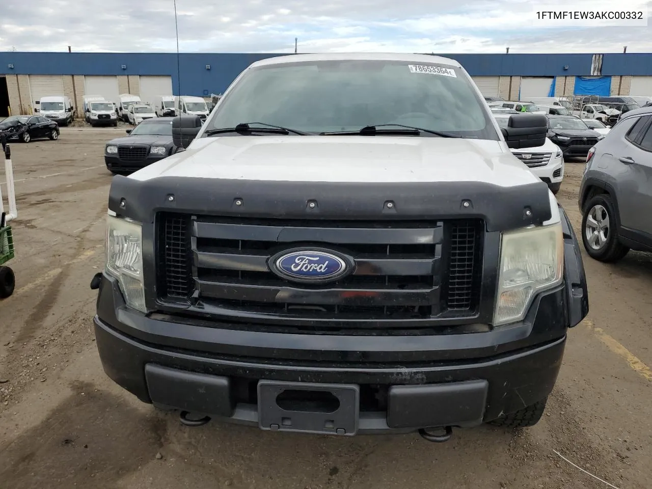 2010 Ford F150 VIN: 1FTMF1EW3AKC00332 Lot: 78653364