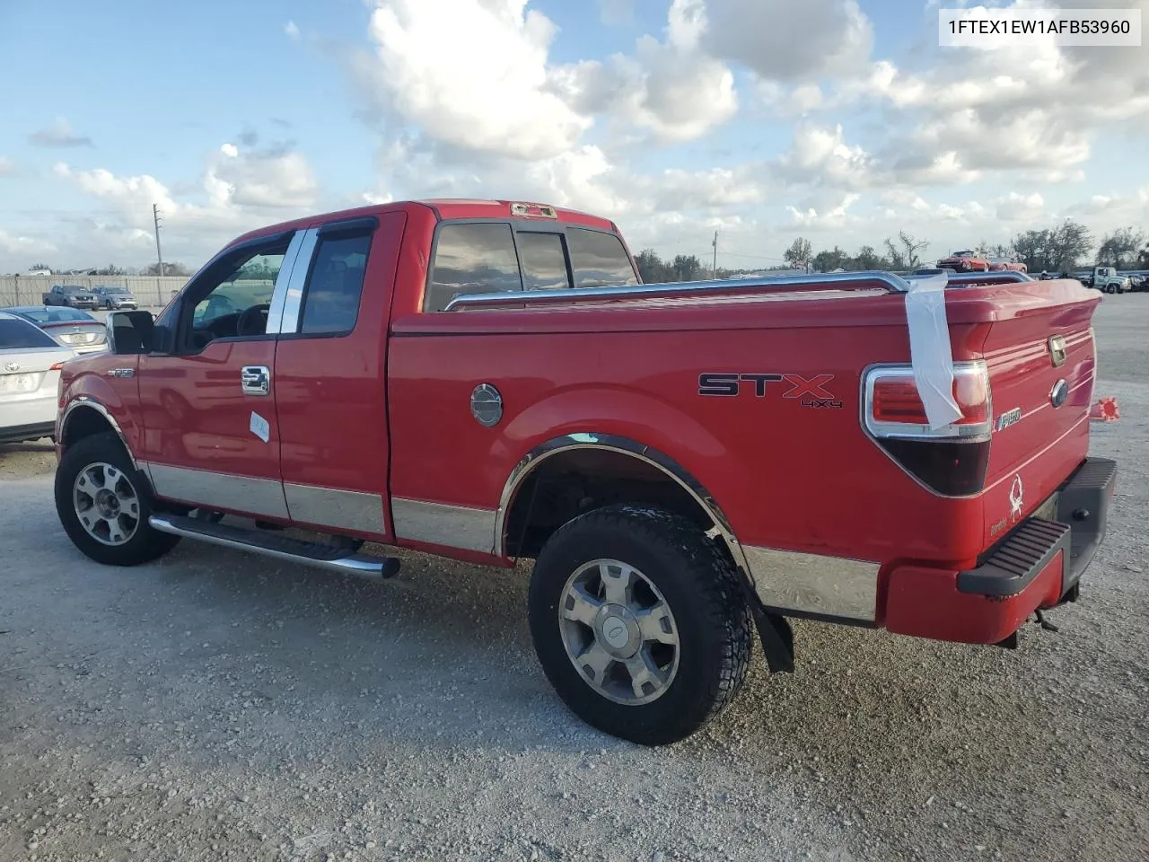 2010 Ford F150 Super Cab VIN: 1FTEX1EW1AFB53960 Lot: 78715264