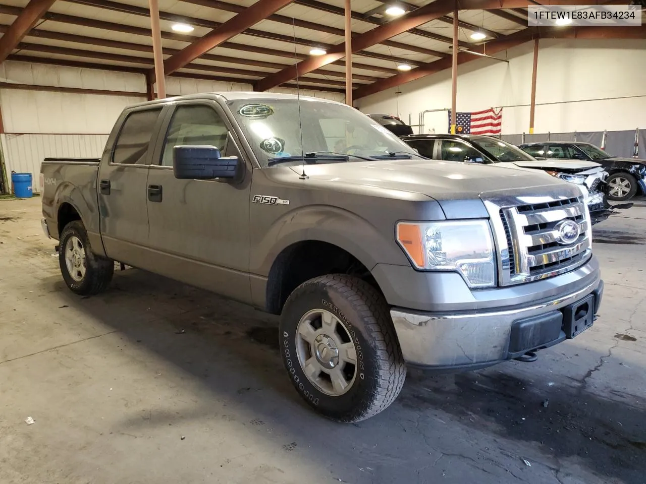 2010 Ford F150 Supercrew VIN: 1FTEW1E83AFB34234 Lot: 78730674