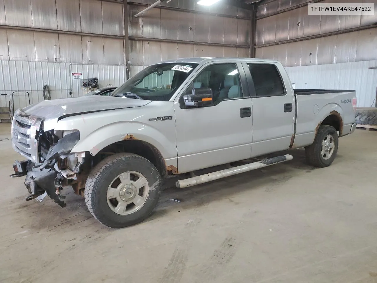 2010 Ford F150 Supercrew VIN: 1FTFW1EV4AKE47522 Lot: 78928544