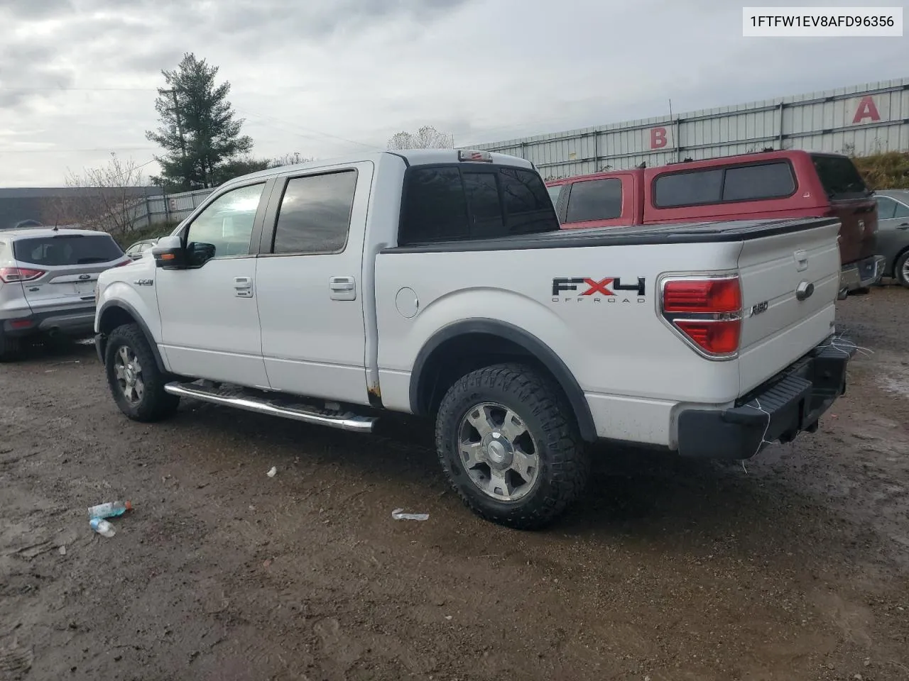 2010 Ford F150 Supercrew VIN: 1FTFW1EV8AFD96356 Lot: 78979284