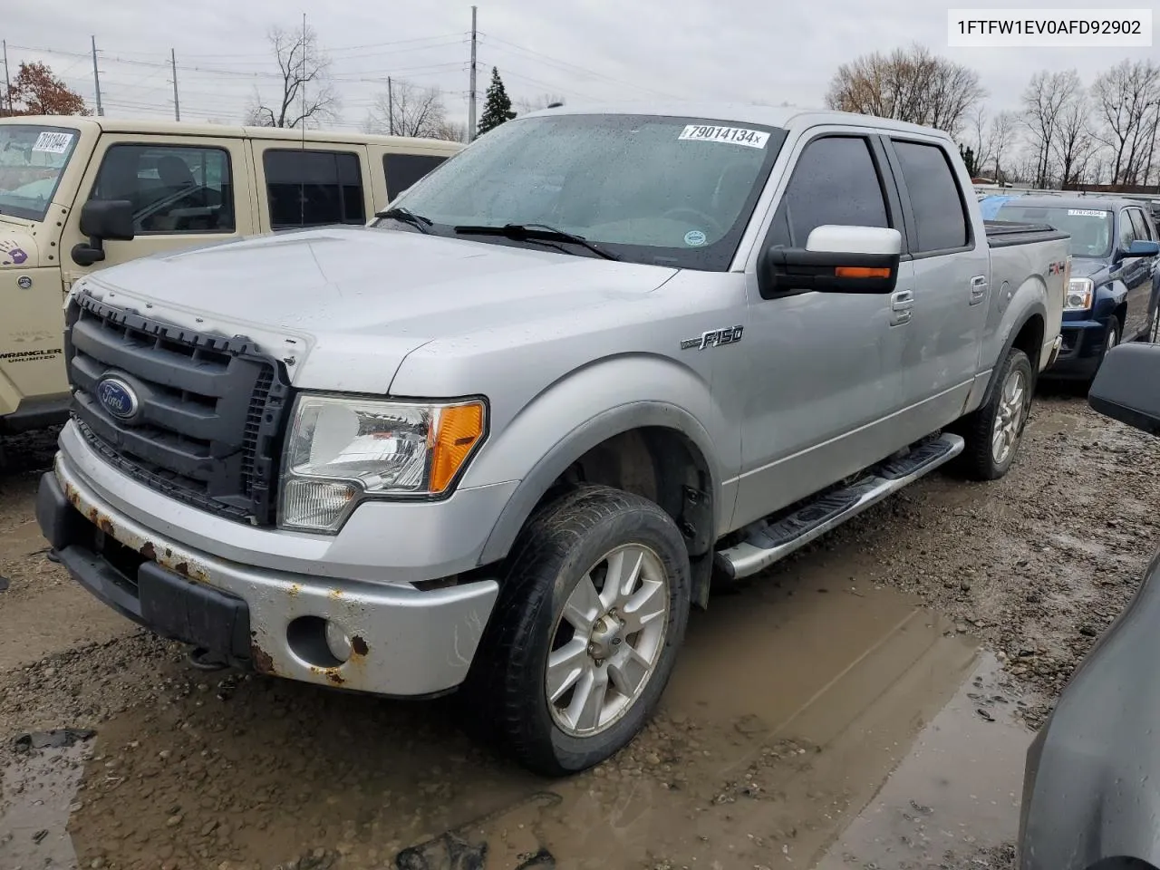 2010 Ford F150 Supercrew VIN: 1FTFW1EV0AFD92902 Lot: 79014134