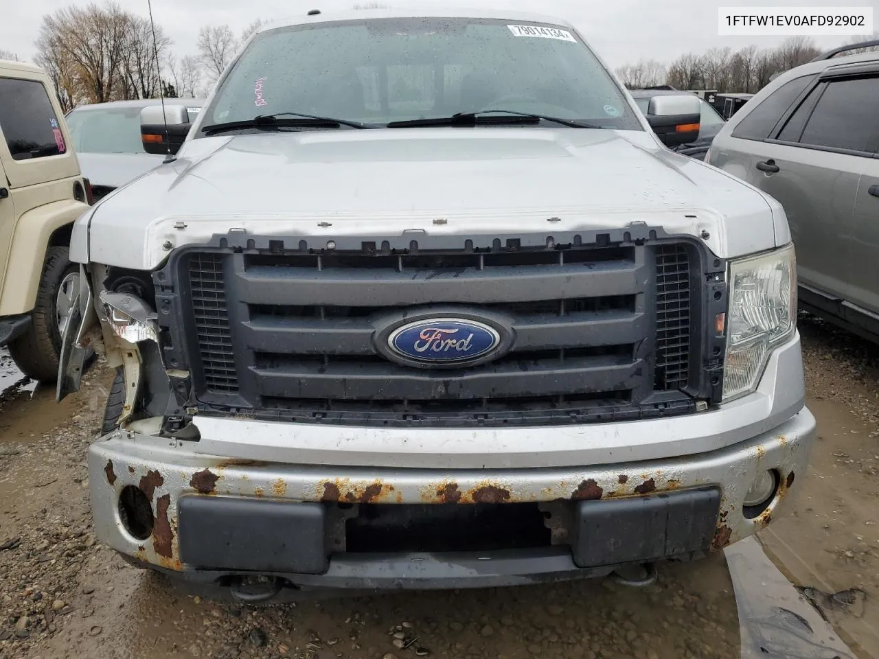 2010 Ford F150 Supercrew VIN: 1FTFW1EV0AFD92902 Lot: 79014134