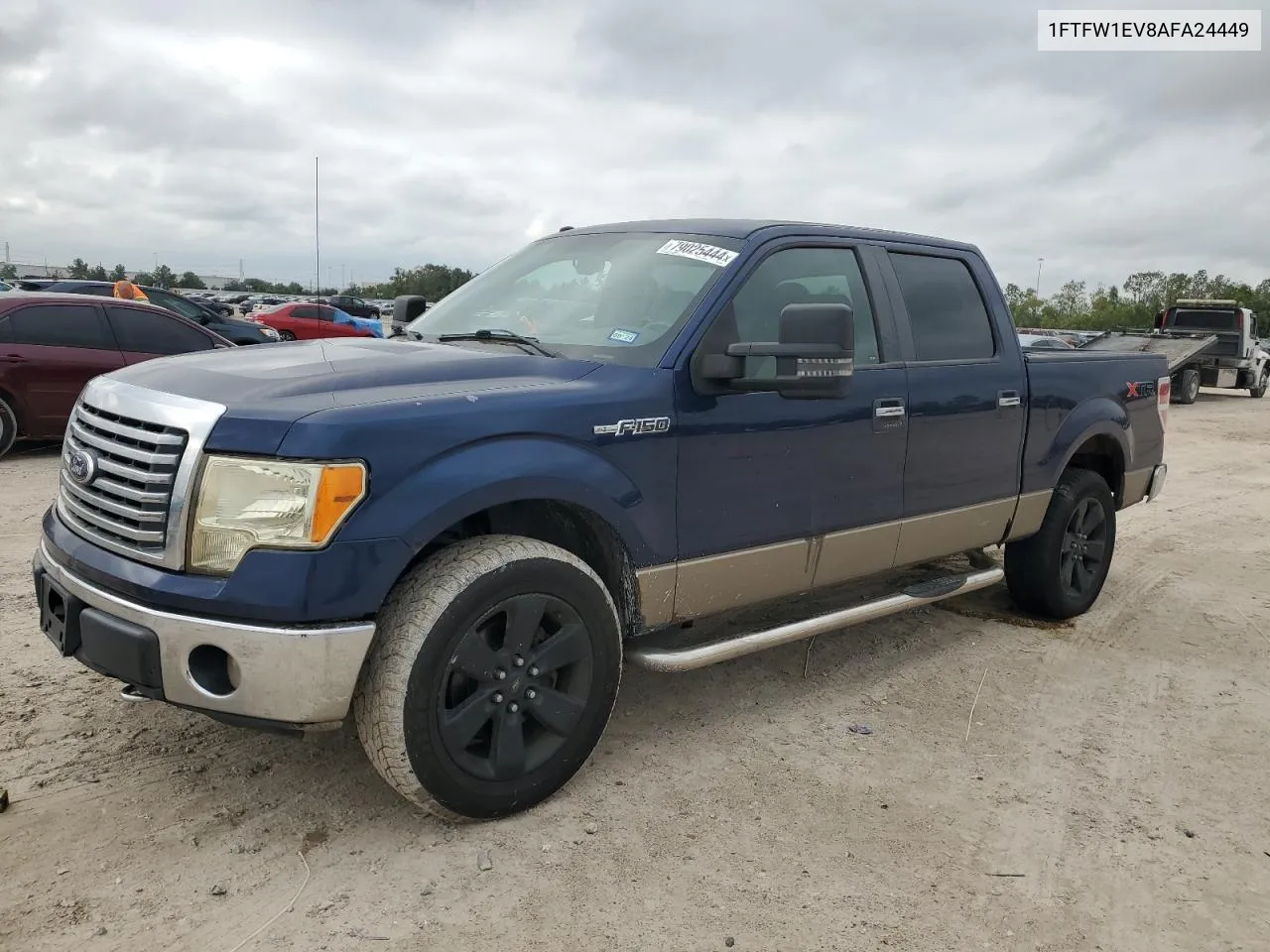 2010 Ford F150 Supercrew VIN: 1FTFW1EV8AFA24449 Lot: 79025444