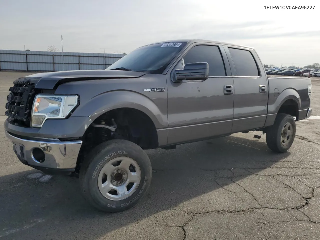 2010 Ford F150 Supercrew VIN: 1FTFW1CV0AFA95227 Lot: 79362604