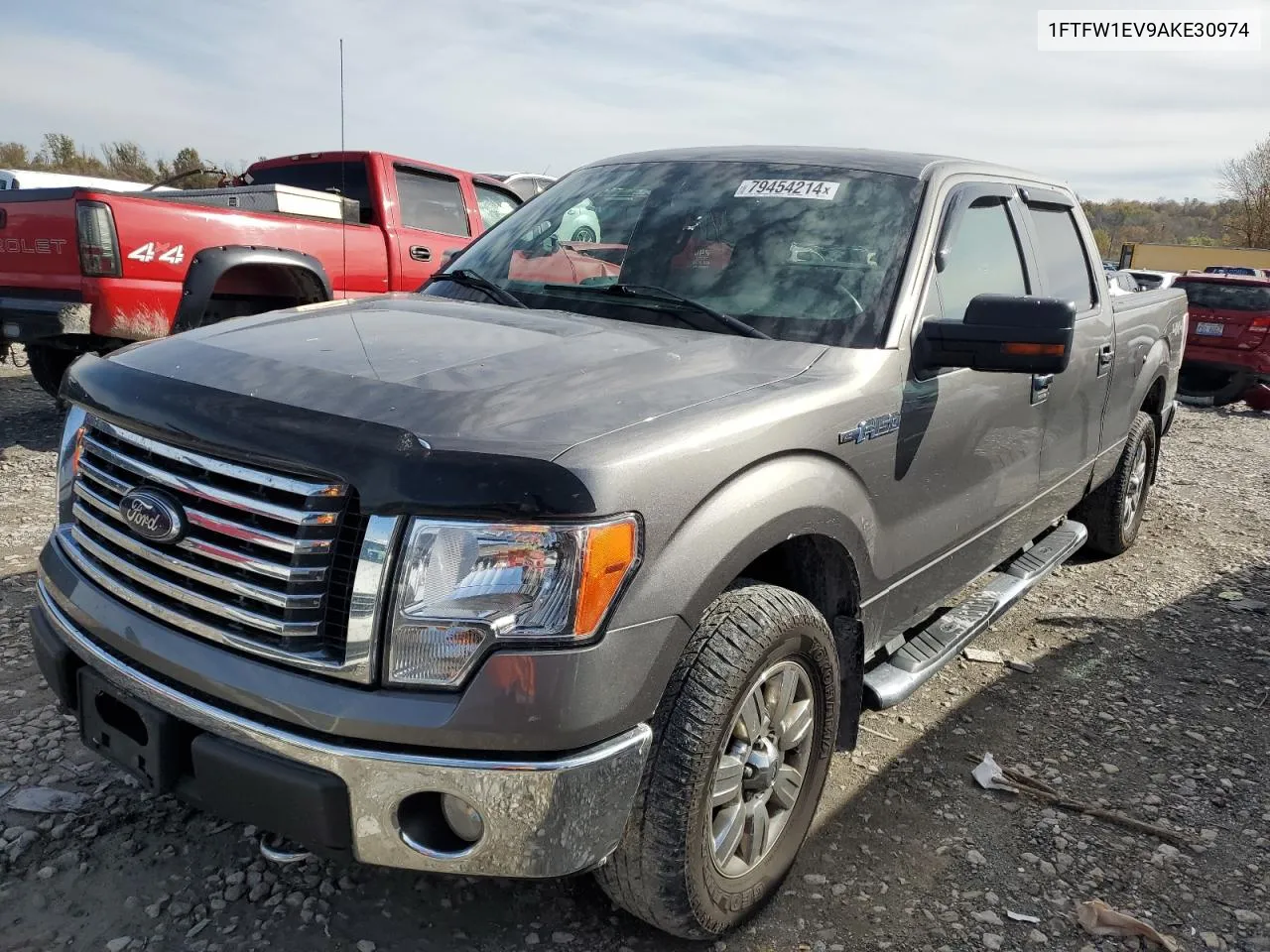 2010 Ford F150 Supercrew VIN: 1FTFW1EV9AKE30974 Lot: 79454214